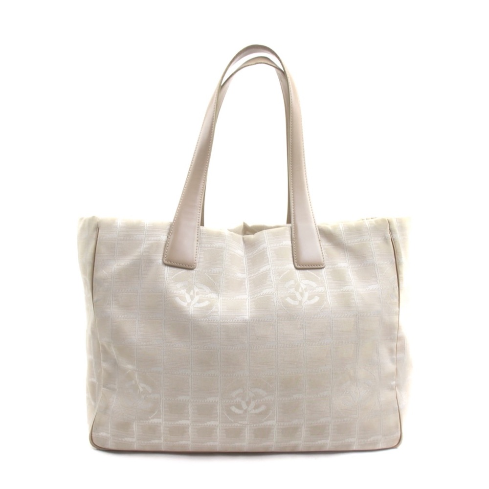 Chanel Cream Color Summer Handbag